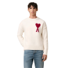 Pull Ami blanc col rond