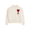 Pull Ami blanc col rond